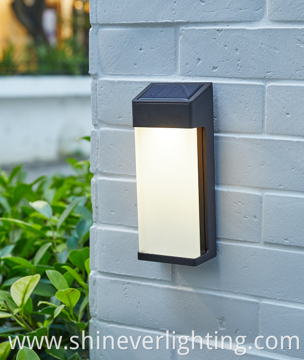 Outdoor Wall-Mounted LED Solar Light